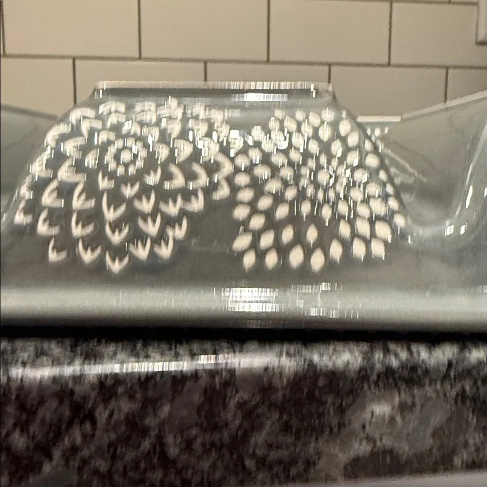 Elegant Cream and Gray Floral Tray Set of TWO - Picture 5 of 11